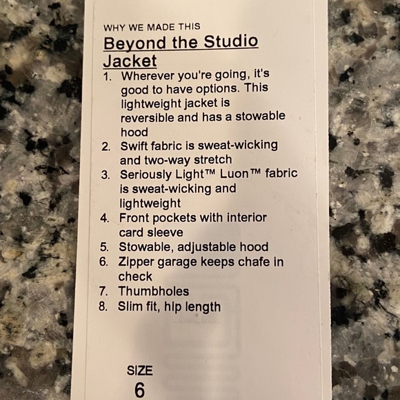 Lululemon jacket - Picture 5 of 7